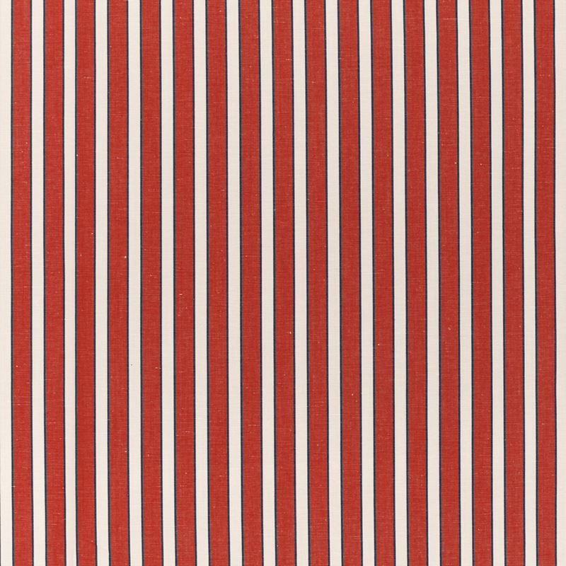 Brunschwig & Fils Fabric 8022117.195 Rouen Stripe Red