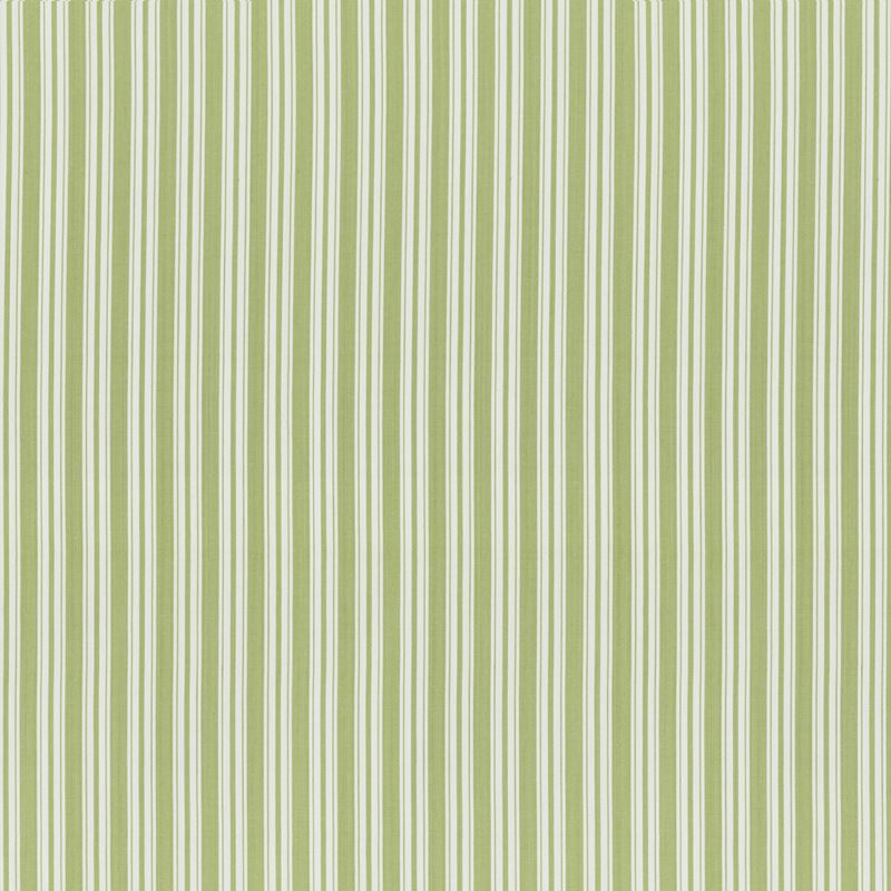 Brunschwig & Fils Fabric 8022118.23 Selune Stripe Leaf
