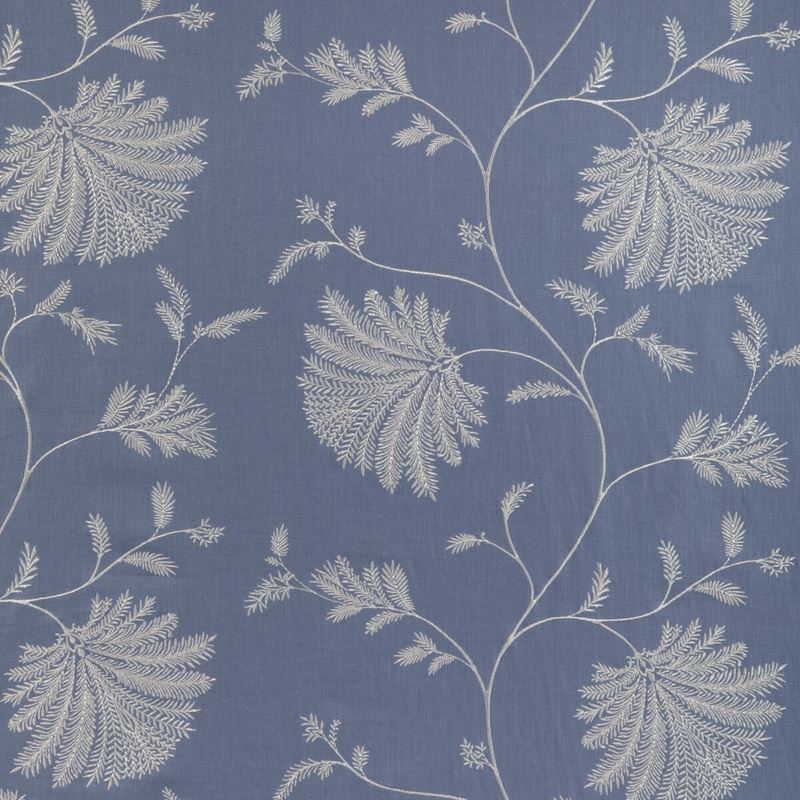 Brunschwig & Fils Fabric 8023116.5 Maelle Emb Blue