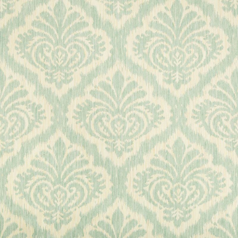 Brunschwig & Fils Fabric 8017137.13 Durbar Tait Strie Ii Aqua