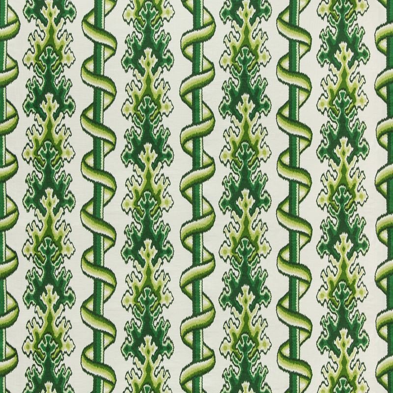 Brunschwig & Fils Fabric 8020102.303 Montguyon Print Leaf/Aloe