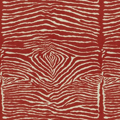 Brunschwig & Fils Fabric BR-79168.19 Le Zebre Red